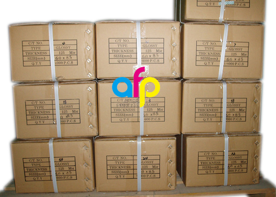 ورق های چند لایه 125 میکرون A4 ، کیسه های لمینیت PET براق / مت