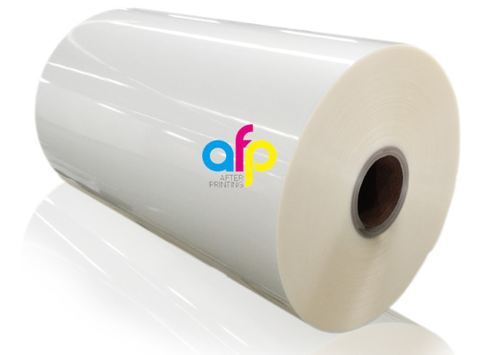رول ورقه ورقه براق ، رول لمینیت 24 میکرون BOPP فیلم 445mm * 3000m رول