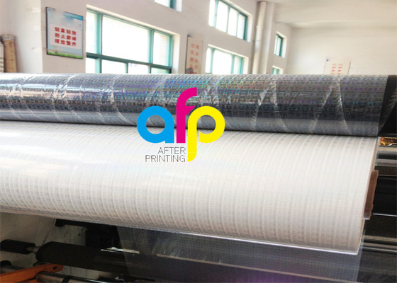 شفاف فیلم هالوگرافی Bopp لمینیت 26micron استاندارد / الگوی سفارشی