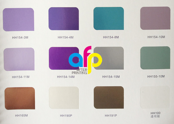 فویل های تمبر رنگی 640mm * 120m ، فویل تمبر طلایی برای پلاستیک نرم / سخت