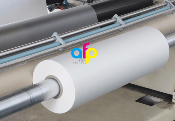 رول لمینیت مات حرارتی BOPP 600mm * 4000m اندازه برای بسته بندی